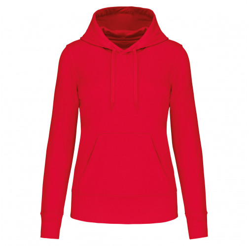Sudadera capucha ecorresponsable mujer