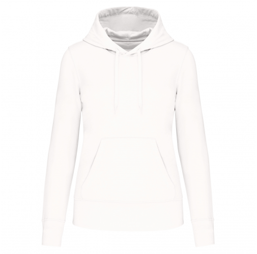 Sudadera capucha ecorresponsable mujer