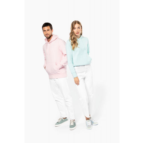 Sudadera capucha ecorresponsable mujer