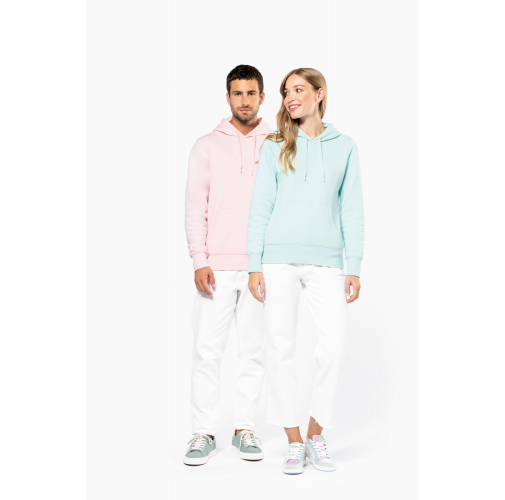 Sudadera capucha ecorresponsable mujer