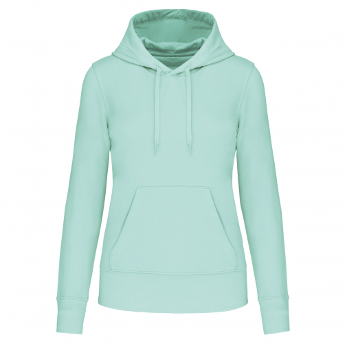 Sudadera capucha ecorresponsable mujer
