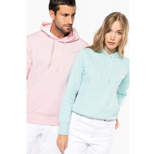 Sudadera capucha ecorresponsable mujer