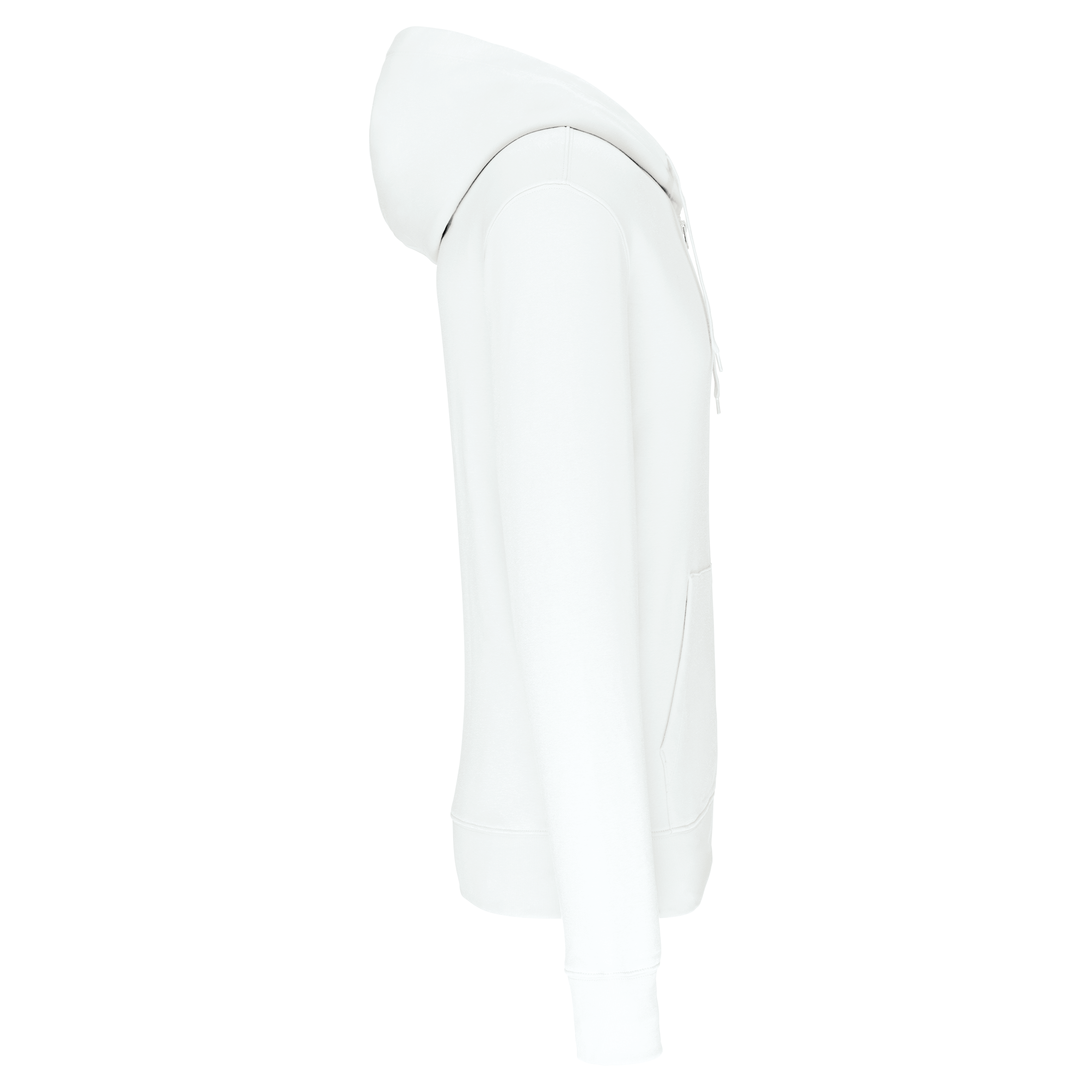 Sudadera con capucha y cremallera ecorresponsable hombre