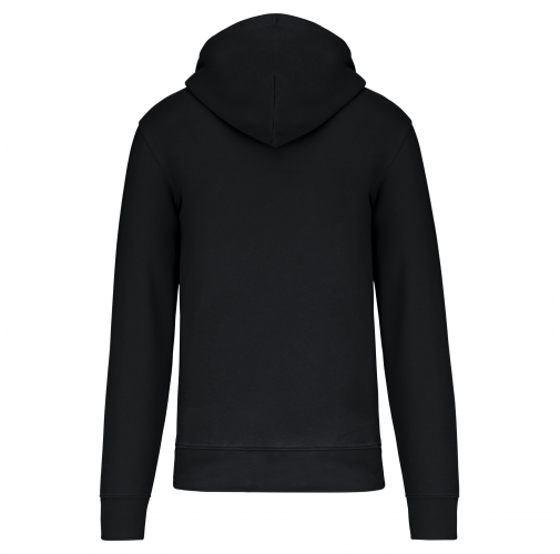 black Sudadera con capucha y cremallera ecorresponsable hombre