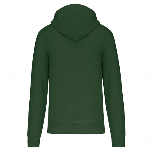 forest green Sudadera con capucha y cremallera ecorresponsable hombre