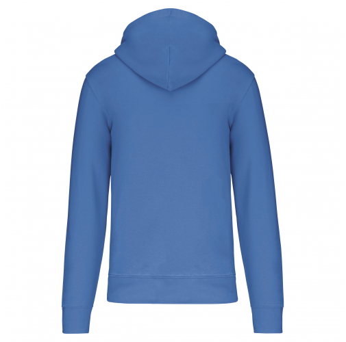 light royal blue Sudadera con capucha y cremallera ecorresponsable hombre