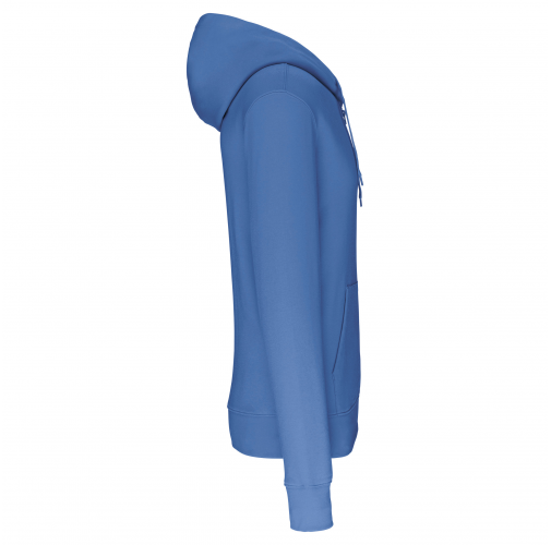 light royal blue Sudadera con capucha y cremallera ecorresponsable hombre