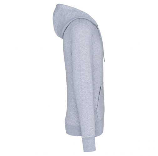 oxford grey Sudadera con capucha y cremallera ecorresponsable hombre