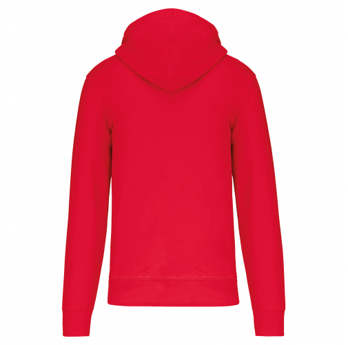 red Sudadera con capucha y cremallera ecorresponsable hombre