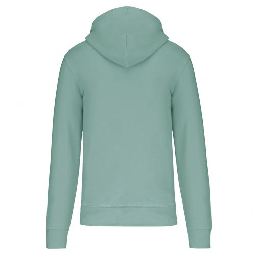 sage Sudadera con capucha y cremallera ecorresponsable hombre