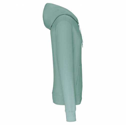 sage Sudadera con capucha y cremallera ecorresponsable hombre