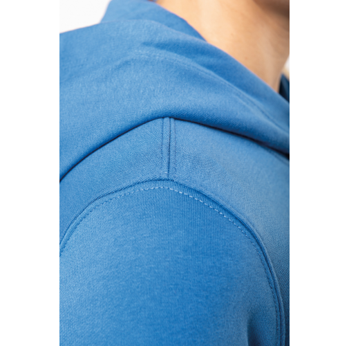Sudadera con capucha y cremallera ecorresponsable mujer