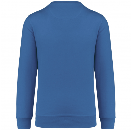 light royal blue Sudadera cuello redondo 80/20 unisex