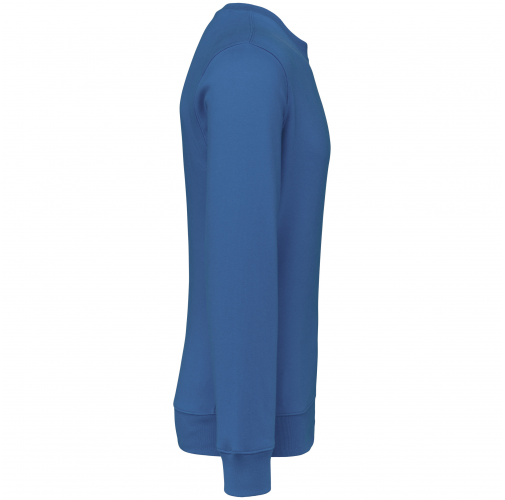 light royal blue Sudadera cuello redondo 80/20 unisex