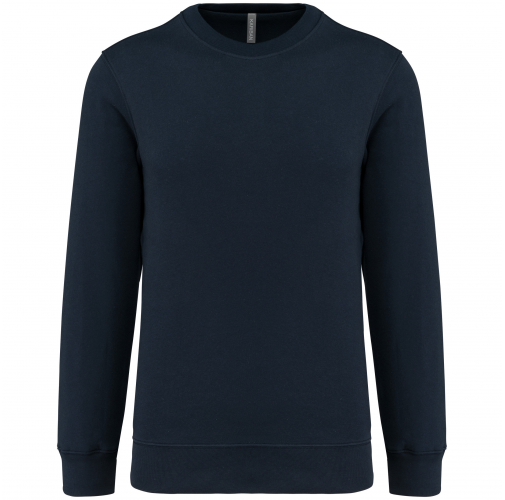 navy Sudadera cuello redondo 80/20 unisex