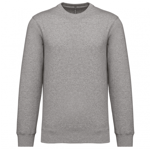 oxford grey Sudadera cuello redondo 80/20 unisex