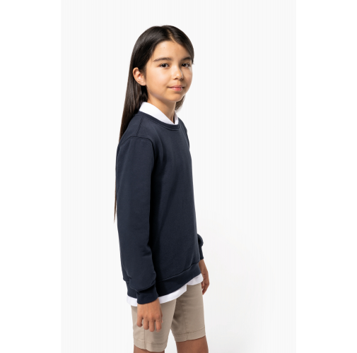 Sudadera cuello redondo infantil