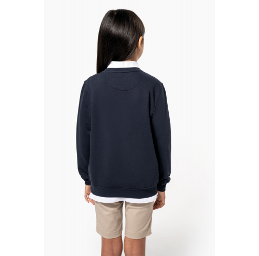 Sudadera cuello redondo infantil