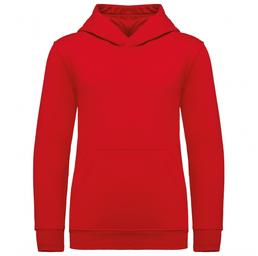 red Sudadera con capucha infantil