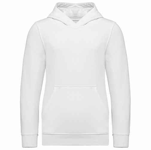 white Sudadera con capucha infantil