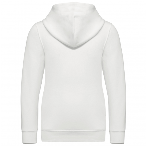 white Sudadera con capucha infantil
