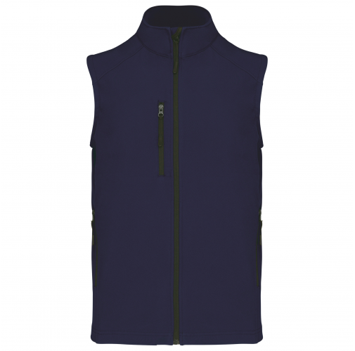 navy Chaleco softshell hombre