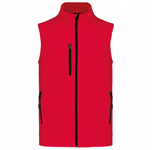 red Chaleco softshell hombre