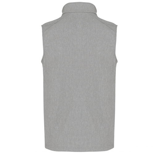 marl grey Chaleco softshell hombre