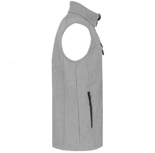 marl grey Chaleco softshell hombre