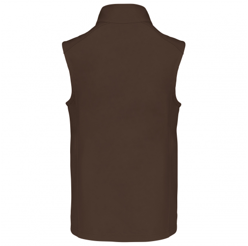 chocolate Chaleco softshell hombre