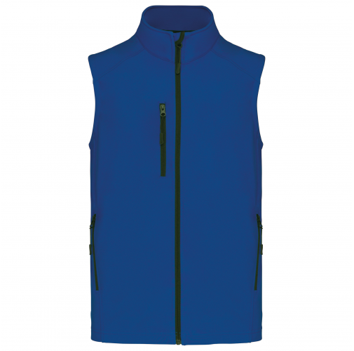 dark royal blue Chaleco softshell hombre