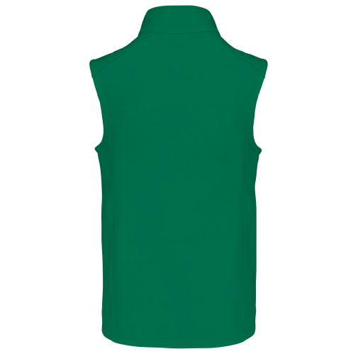 kelly green Chaleco softshell hombre