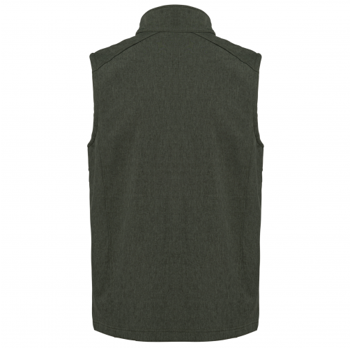 marl green Chaleco softshell hombre