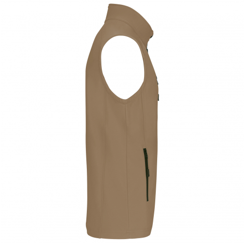 camel Chaleco softshell hombre