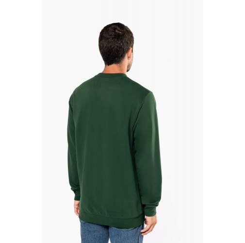 Sudadera de cuello redondo reciclada unisex