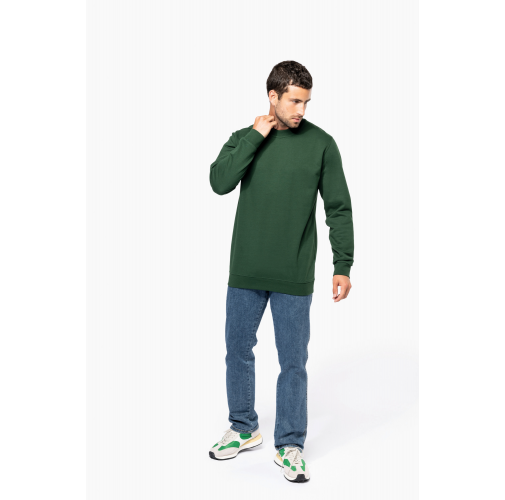 Sudadera de cuello redondo reciclada unisex