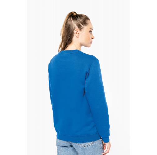 Sudadera de cuello redondo reciclada unisex