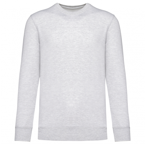 ash heather Sudadera de cuello redondo reciclada unisex