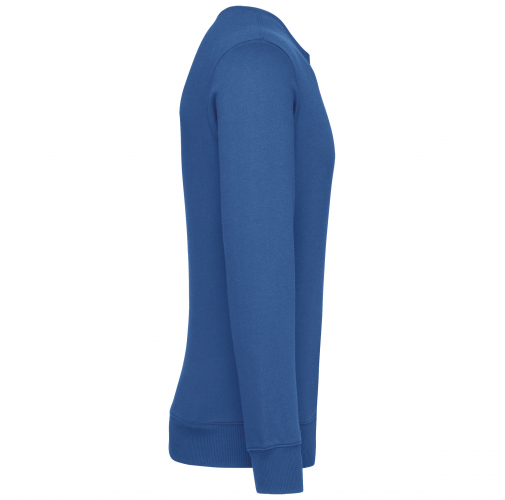 light royal blue Sudadera de cuello redondo reciclada unisex
