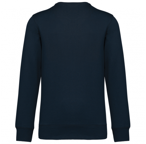 navy Sudadera de cuello redondo reciclada unisex