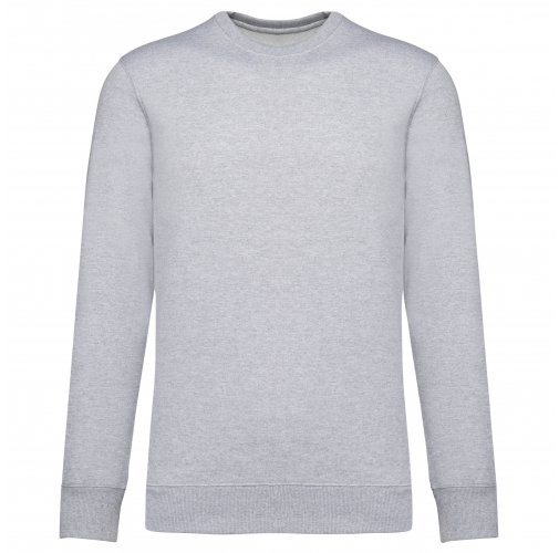 oxford grey Sudadera de cuello redondo reciclada unisex