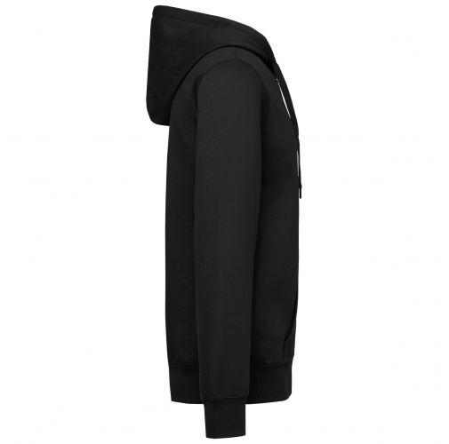 black Sudadera con capucha reciclada unisex