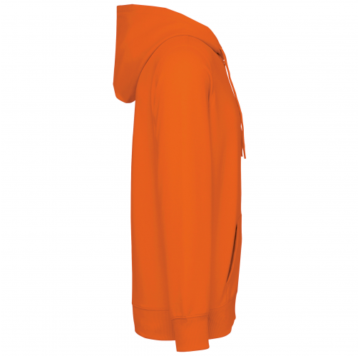 orange Sudadera con capucha reciclada unisex