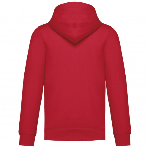 red Sudadera con capucha reciclada unisex