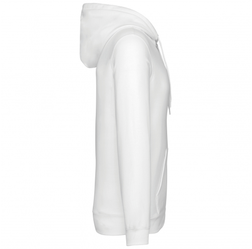white Sudadera con capucha reciclada unisex