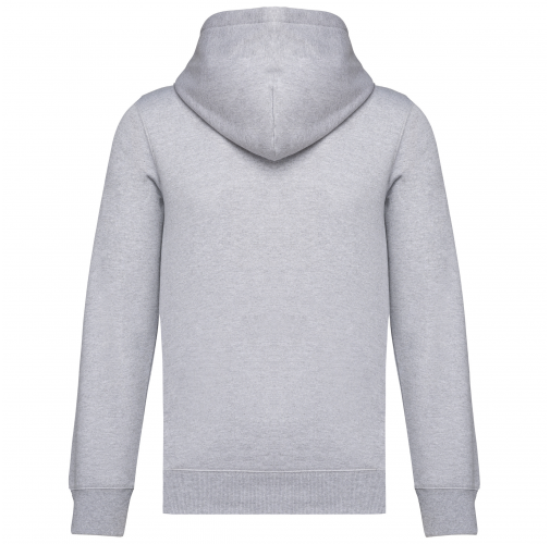 oxford grey Sudadera reciclada con capucha y cremallera unisex