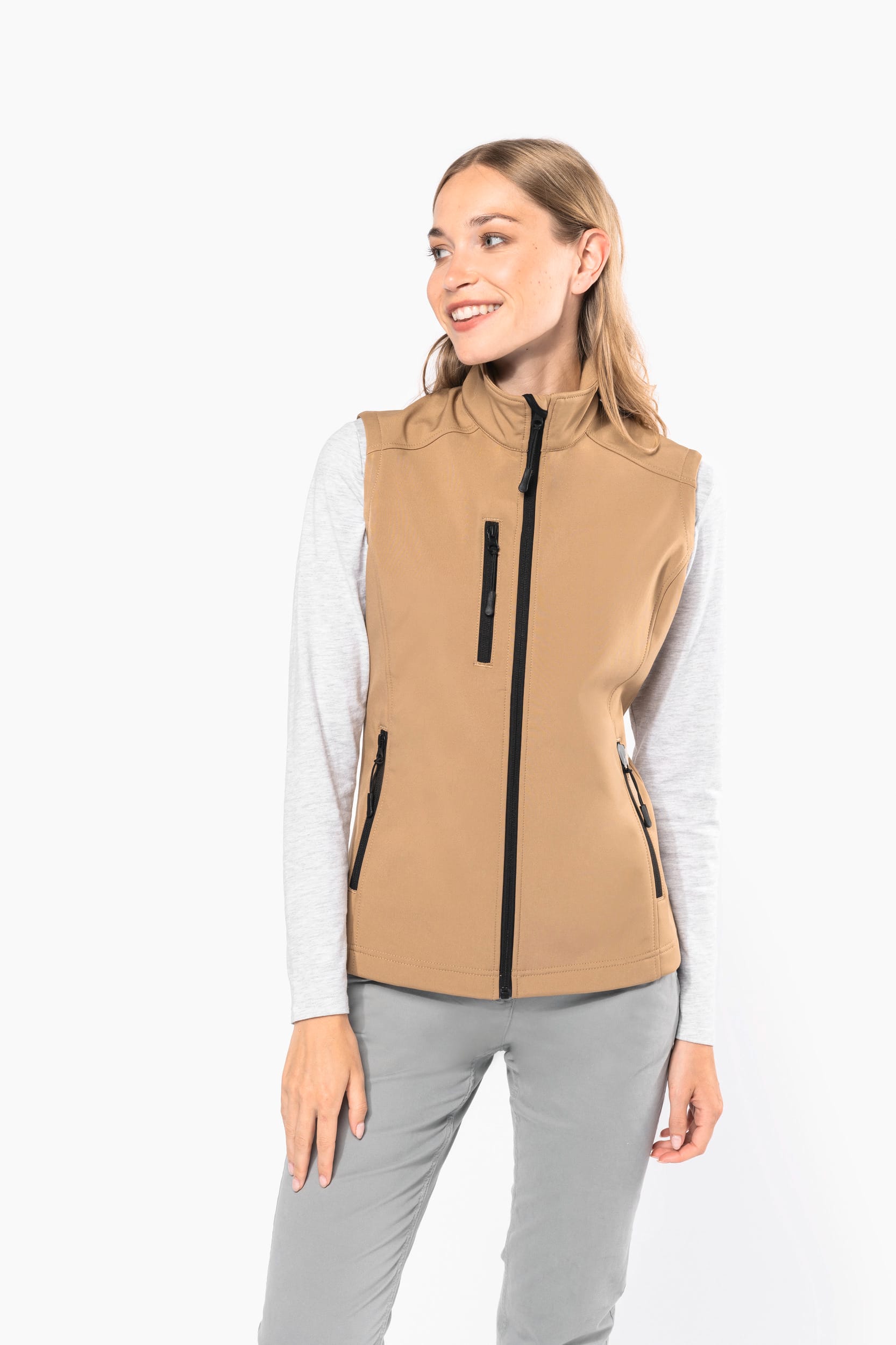 CHALECO SOFSHELL MUJER
