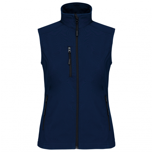 navy Chaleco sofshell mujer