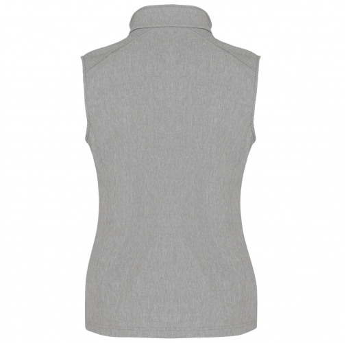marl grey Chaleco sofshell mujer