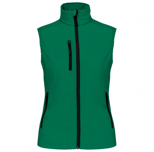 kelly green Chaleco sofshell mujer